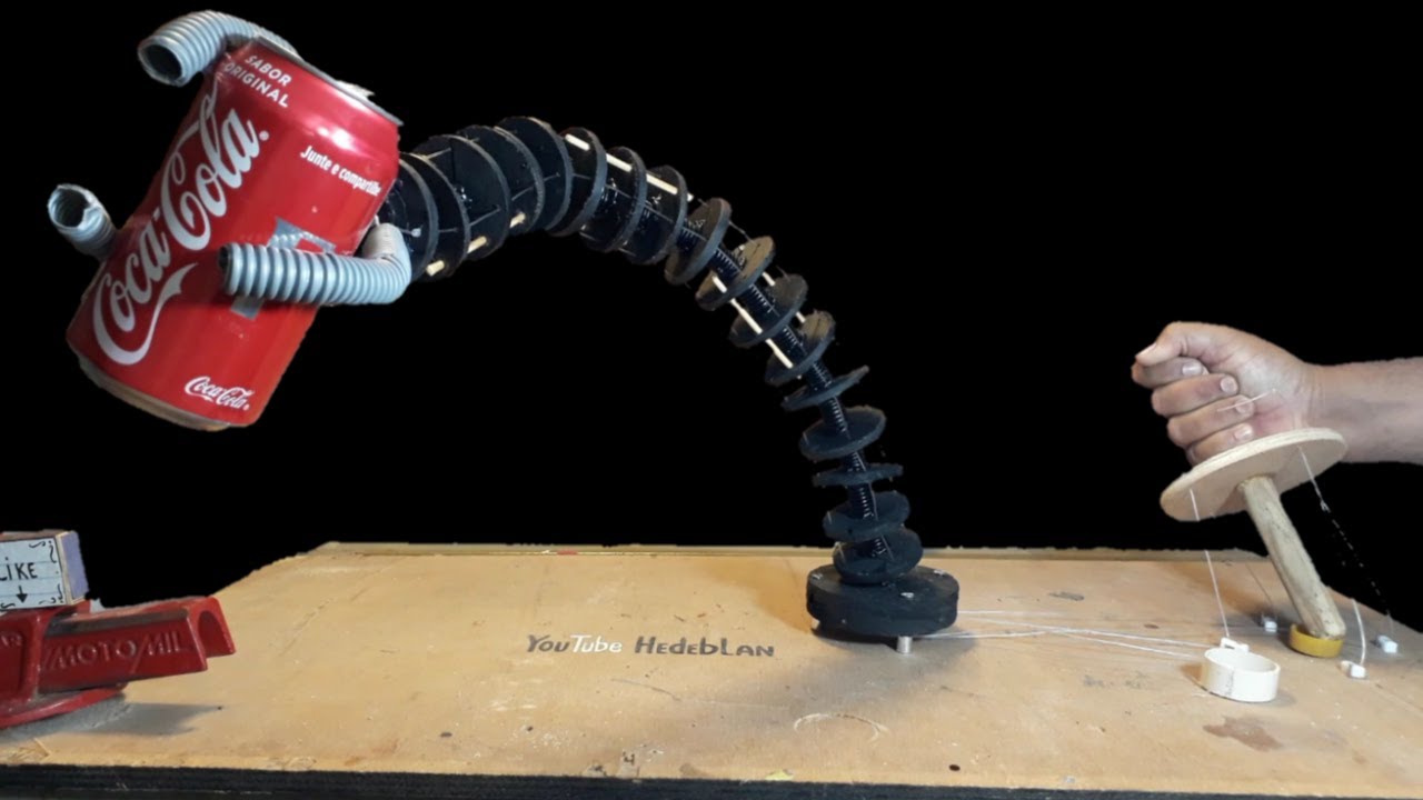 Braço Robô faça Você mesmo!!! Diy!! Making a Robotic Arm!!!