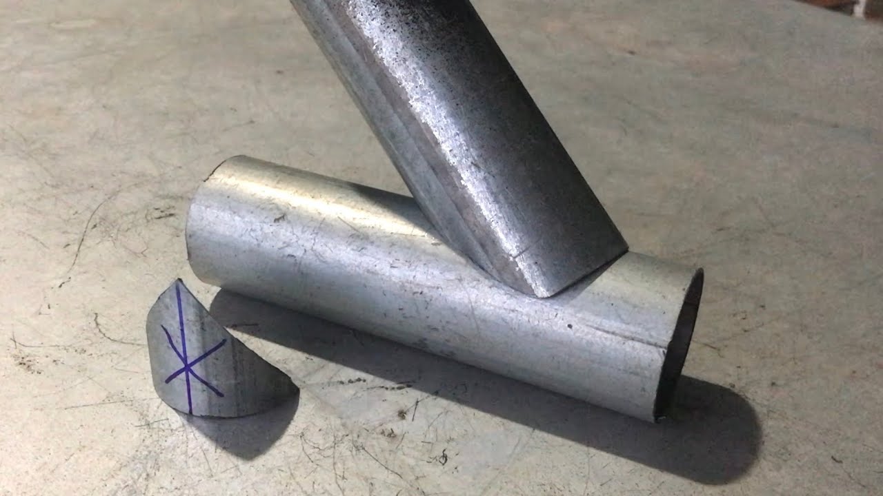 Không Nhiều Thợ Hàn Biết Cách Cắt Góc 45 Độ Ống Tròn Bằng Máy Cắt Cầm Tay