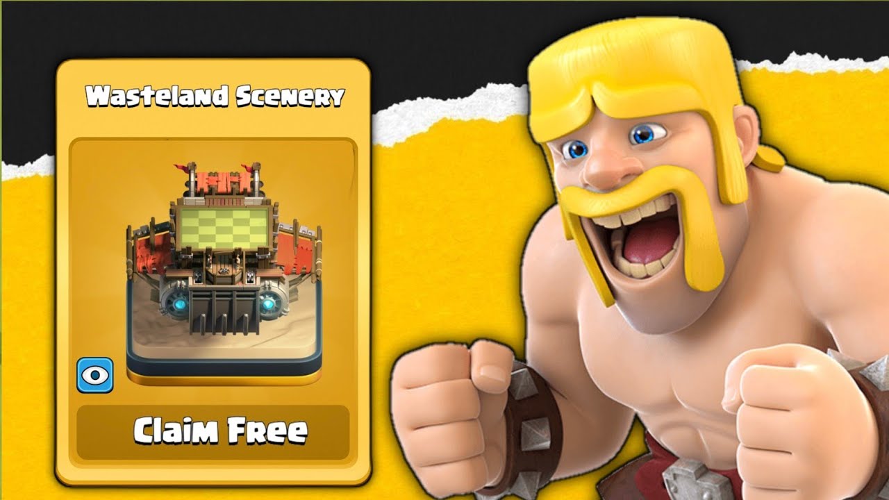 How To Get Free Rewards In Coc || Clash Of Clans Free Scenery || Free Scenery In Coc| Clash Of Clans