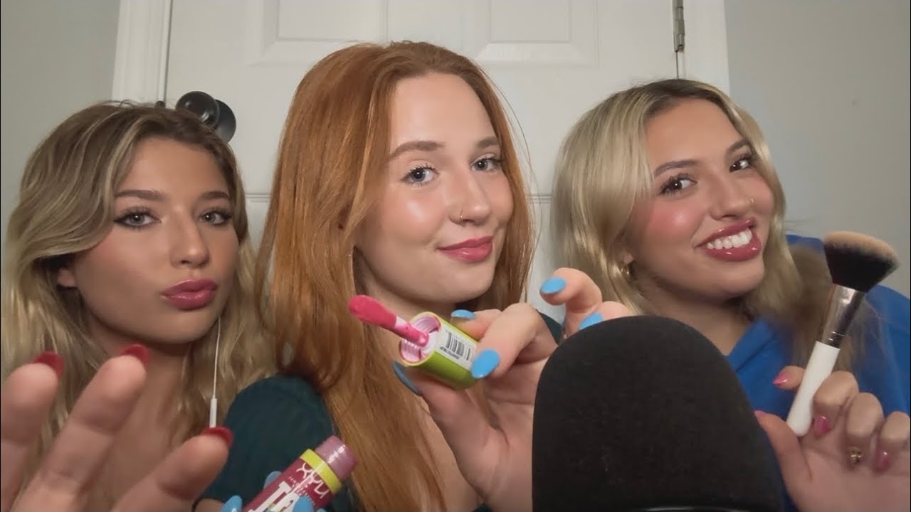 ASMR WITH @gracesfastasmr @cloudasmr13 | fast and aggressive assorted triggers! 🤍