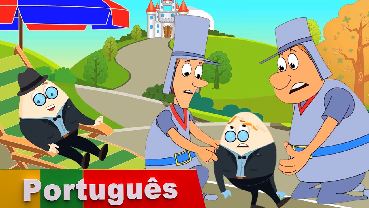 Humpty Dumpty| Nursery Rhymes | Berçário rimas| português Canções Infantis