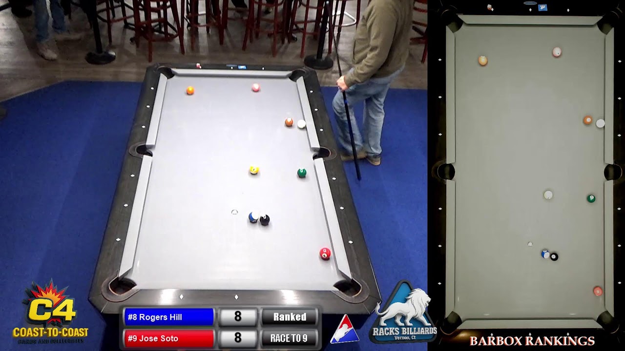 RANK MATCH 8 Rogers Hill vs 9 Jose Soto race to 9