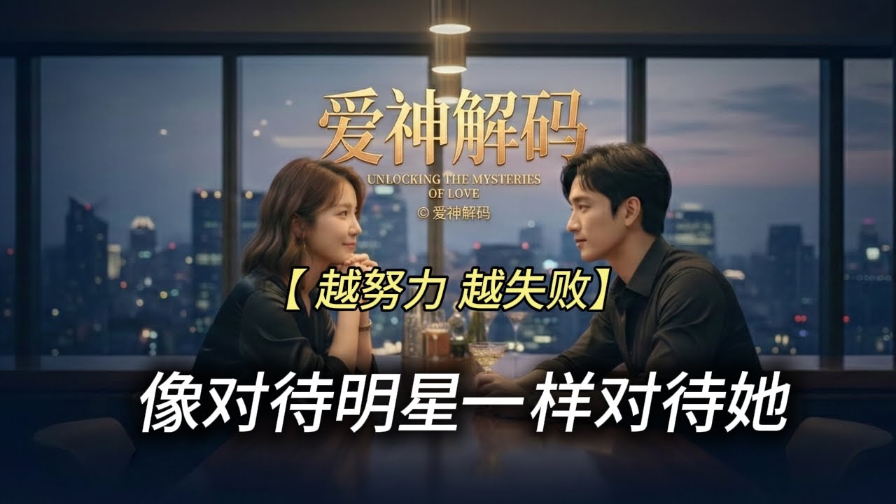 爱神解码：追女神大忌！为何“越努力越不幸”？掌握这一心态，让她倒追你