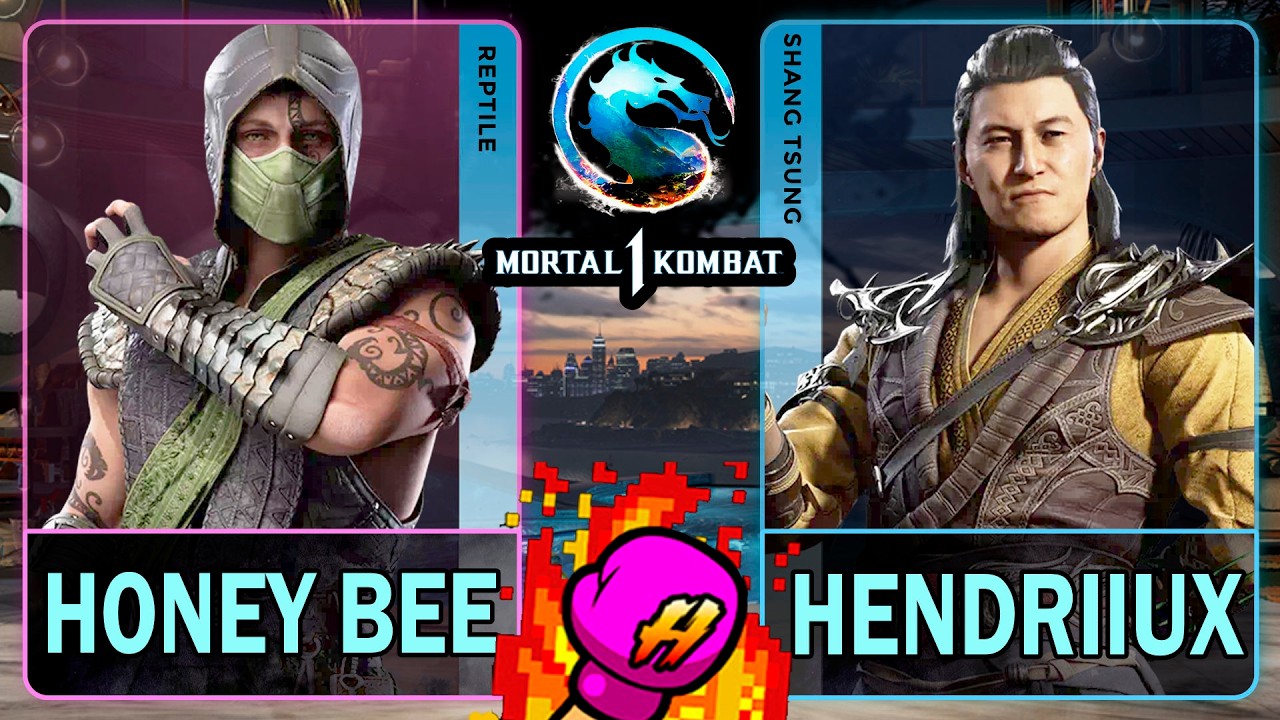 MK1 Honey Bee (REPTILE) VS Hendriiux (SHANG TSUNG)🥊Mortal Kombat 1🥊4K 60ᶠᵖˢ
