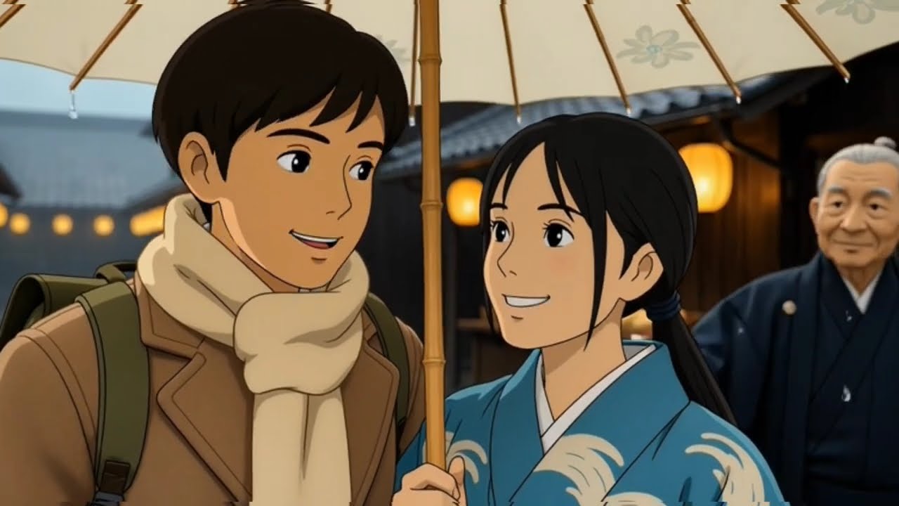 If You Ever walk through  Japan In The Rain Don't Walk Alone ♥️#ghibli #viral #trending #shorts