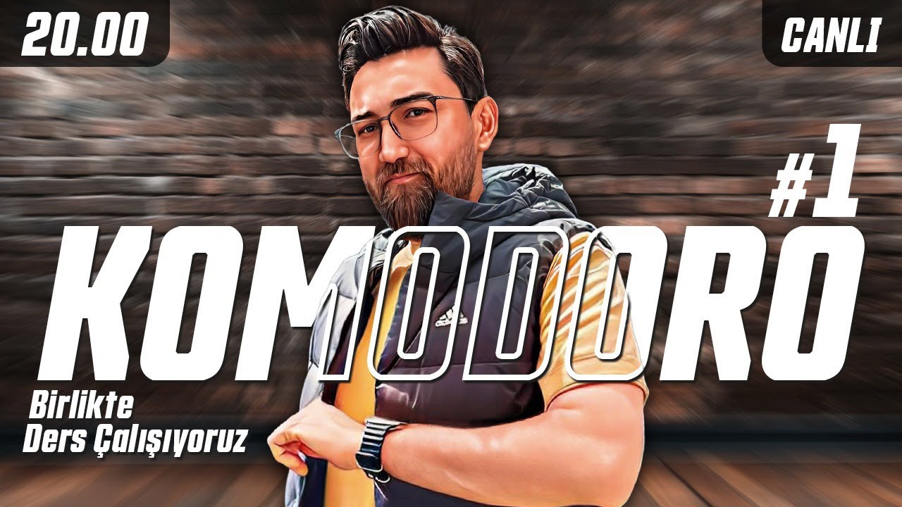Komodoro #1 | Birlikte Ders Çalışıyoruz ! | Yeni Nesil Pomodoro