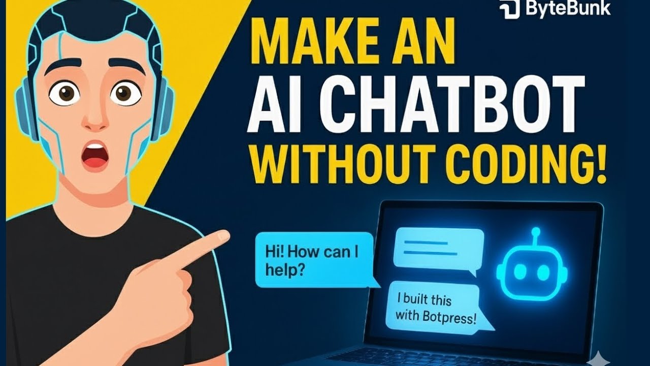 Part 1: How to Build an AI Chatbot Without Coding | Botpress Tutorial for Beginners (2025) in Hindi