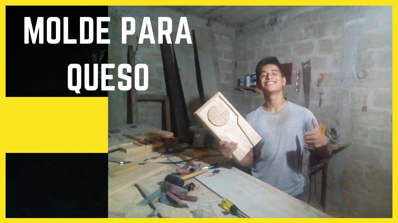 Haciendo un molde para queso