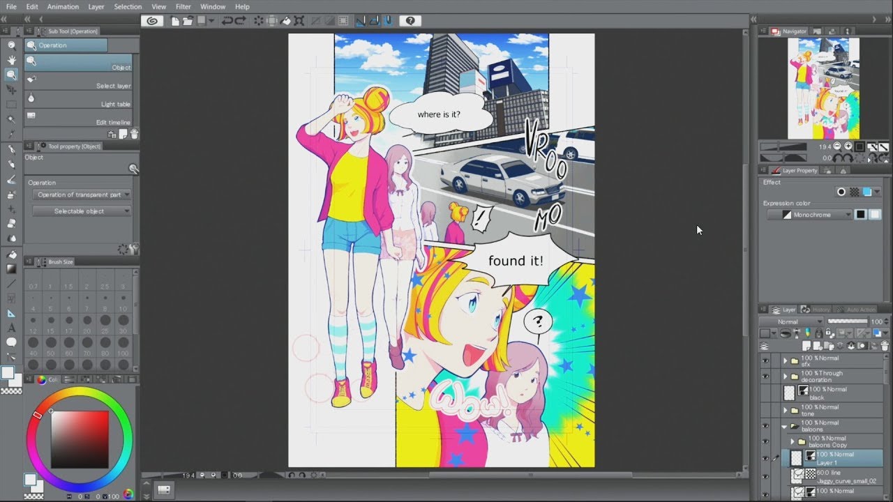 Let’s create a manga : Coloring a manga|CLIP STUDIO PAINT