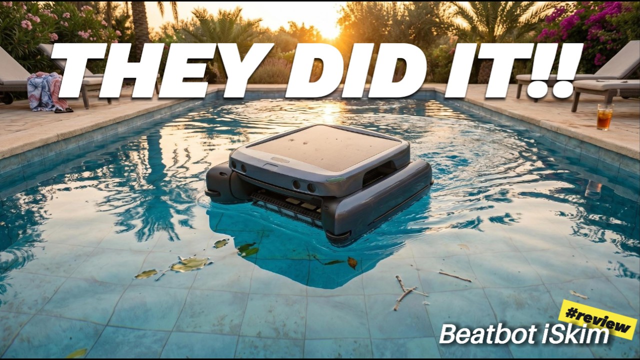 Это лучший роботизированный скиммер для бассейна? Beatbot iSkim