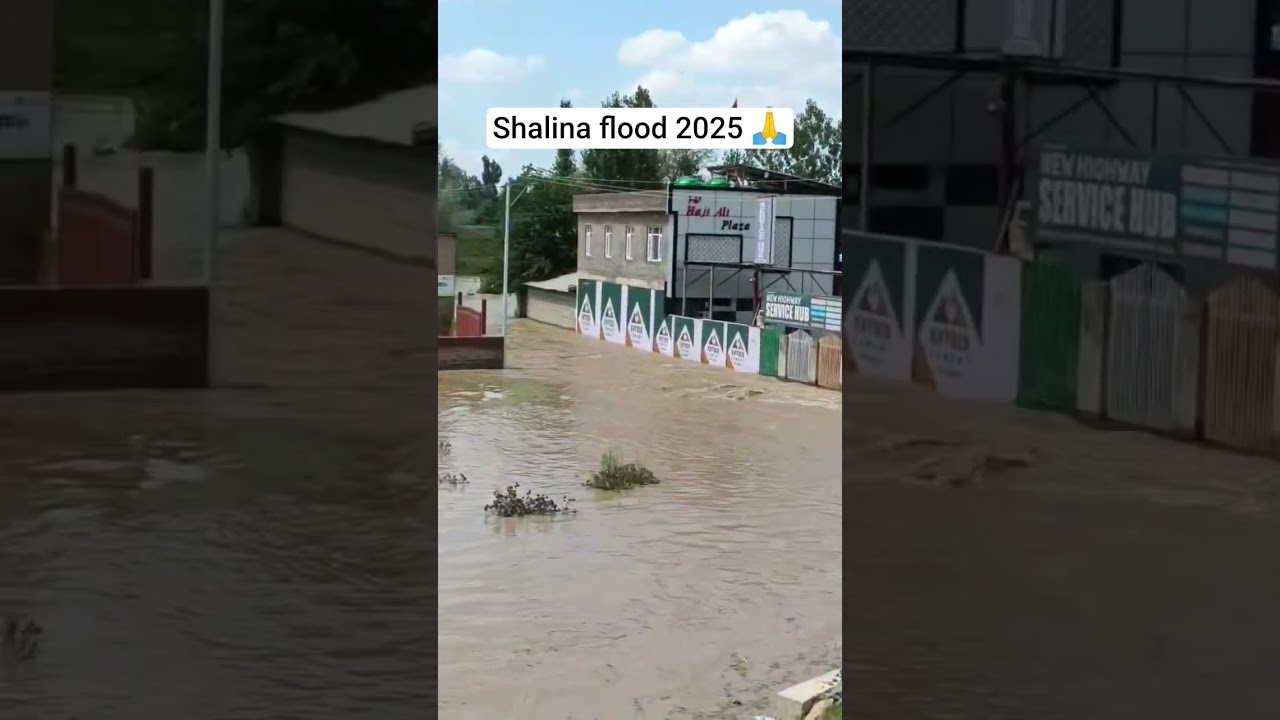National Highway 44 Srinagar Kashmir 2025 Flood.#respectnature #flood #floods #srinagar