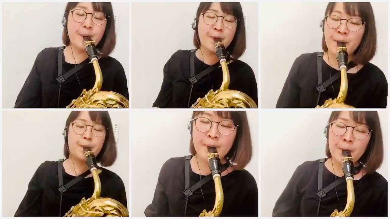 Modest Mussorgsky - Night on Bald Mountain for 6 baritone saxophones (extract) ムソルグスキー／禿山の一夜