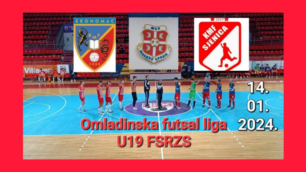 KMF EKONOMAC U19 - KMF SJENICA U19 3:4 (0:3) FSRZS 14.01.2024