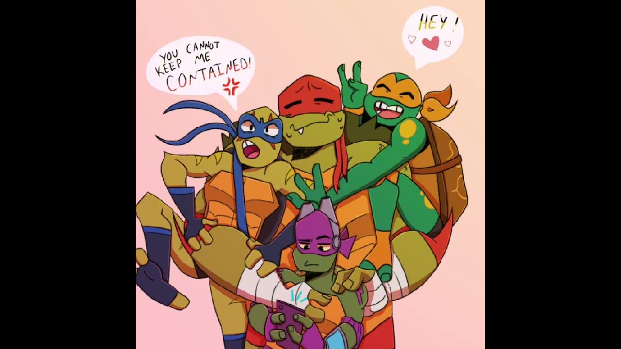 The first time meeting the ninja turtles!(pt 1!) Rottmnt x listener