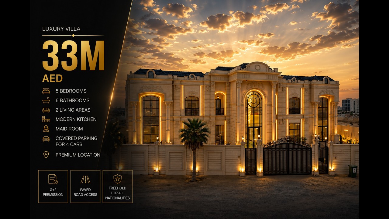 أحدث فيلا سكنية بتصميم مميز لأحد عملائنا الكرام بمدينة هند - دبي