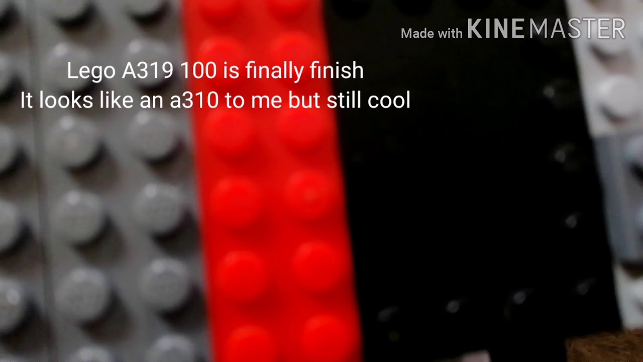 Lego A319 100 is finally finish