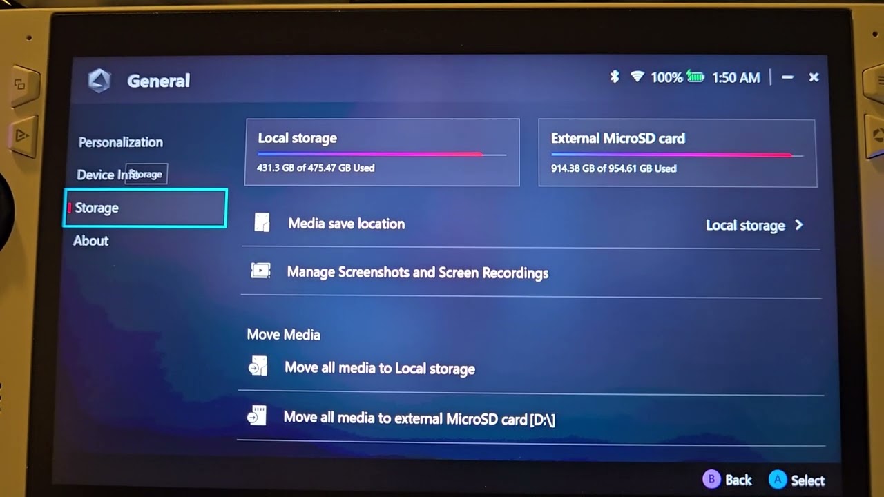 #Rog Ally Z1 Extreme  ( Micro Sd Card  - Faulty Issue , Happened ).  2/10/2025
