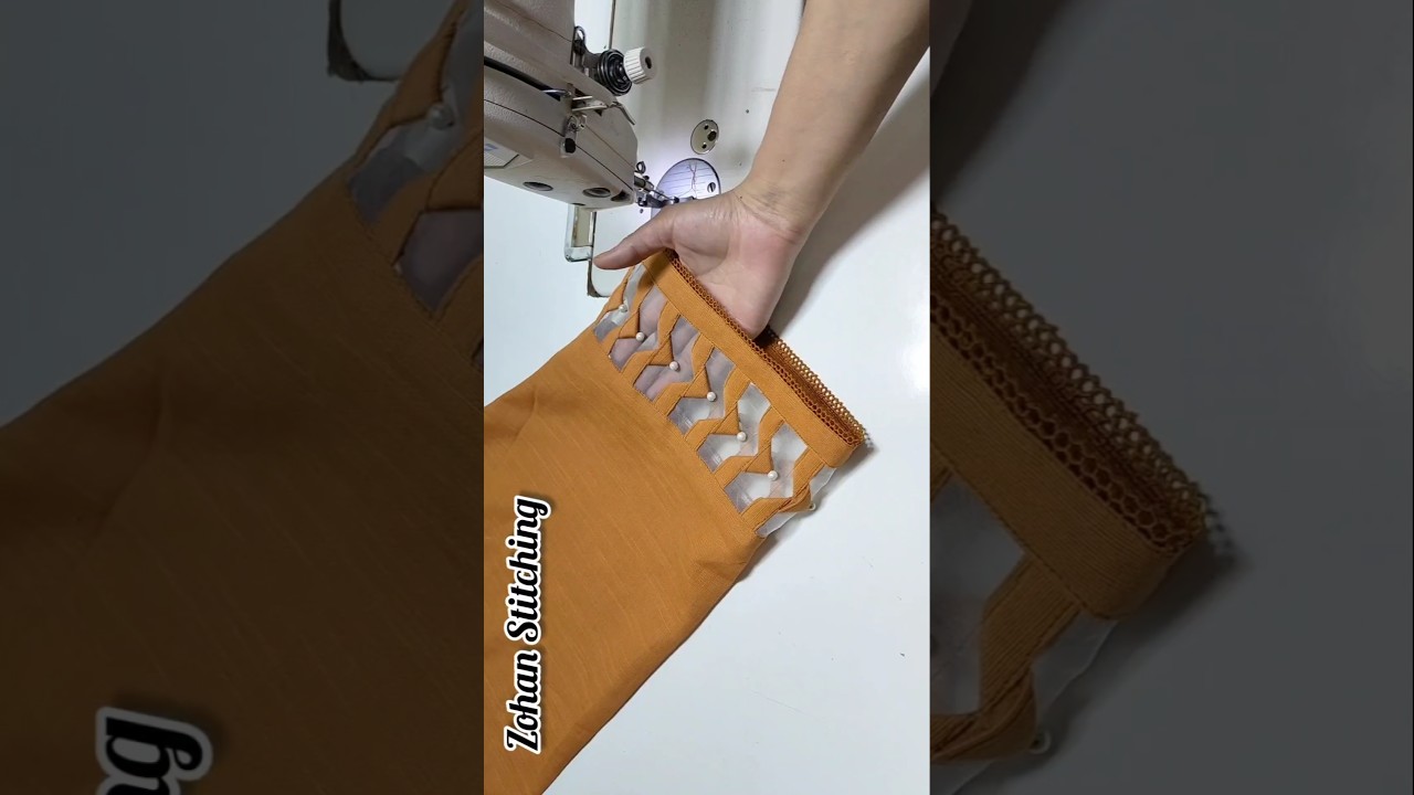 Beautiful Trouser Bottom Design Cutting And Stitching #shorts #sewing #viral