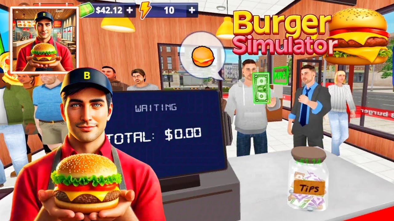 Burger Simulator Gameplay | (Android)