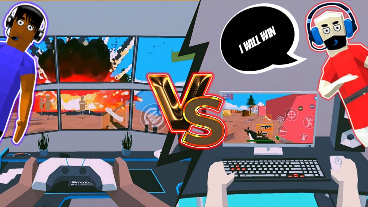 jack becomes a gamer 🎮🎮 in dude theft wars