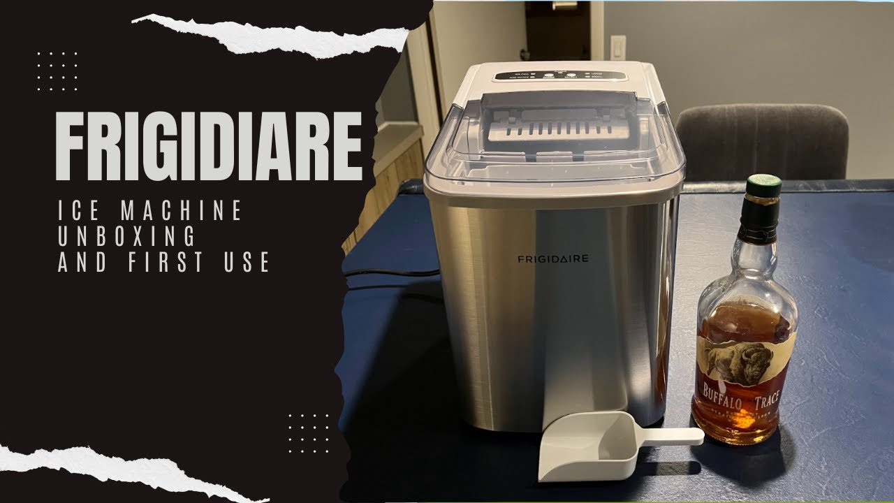 Компактный портативный льдогенератор Frigidaire — распаковка и первое использование.