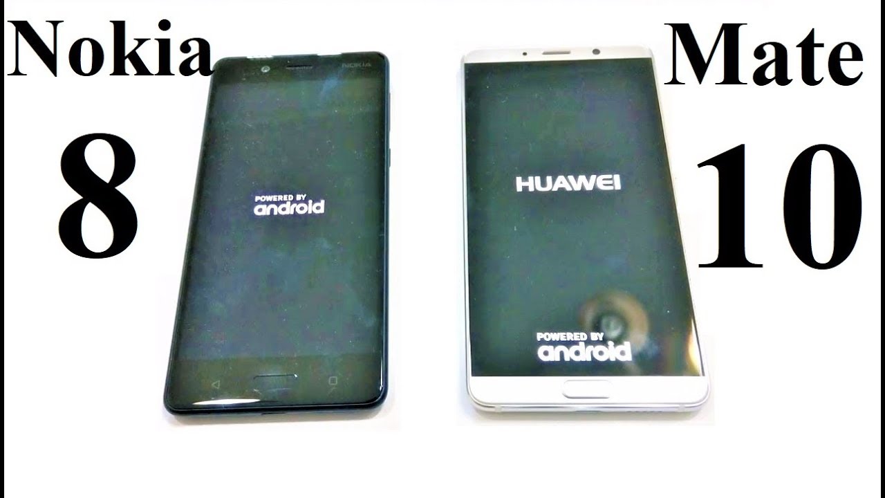 Nokia 8 vs Huawei Mate 10 / Mate 10 Pro - SPEED TEST
