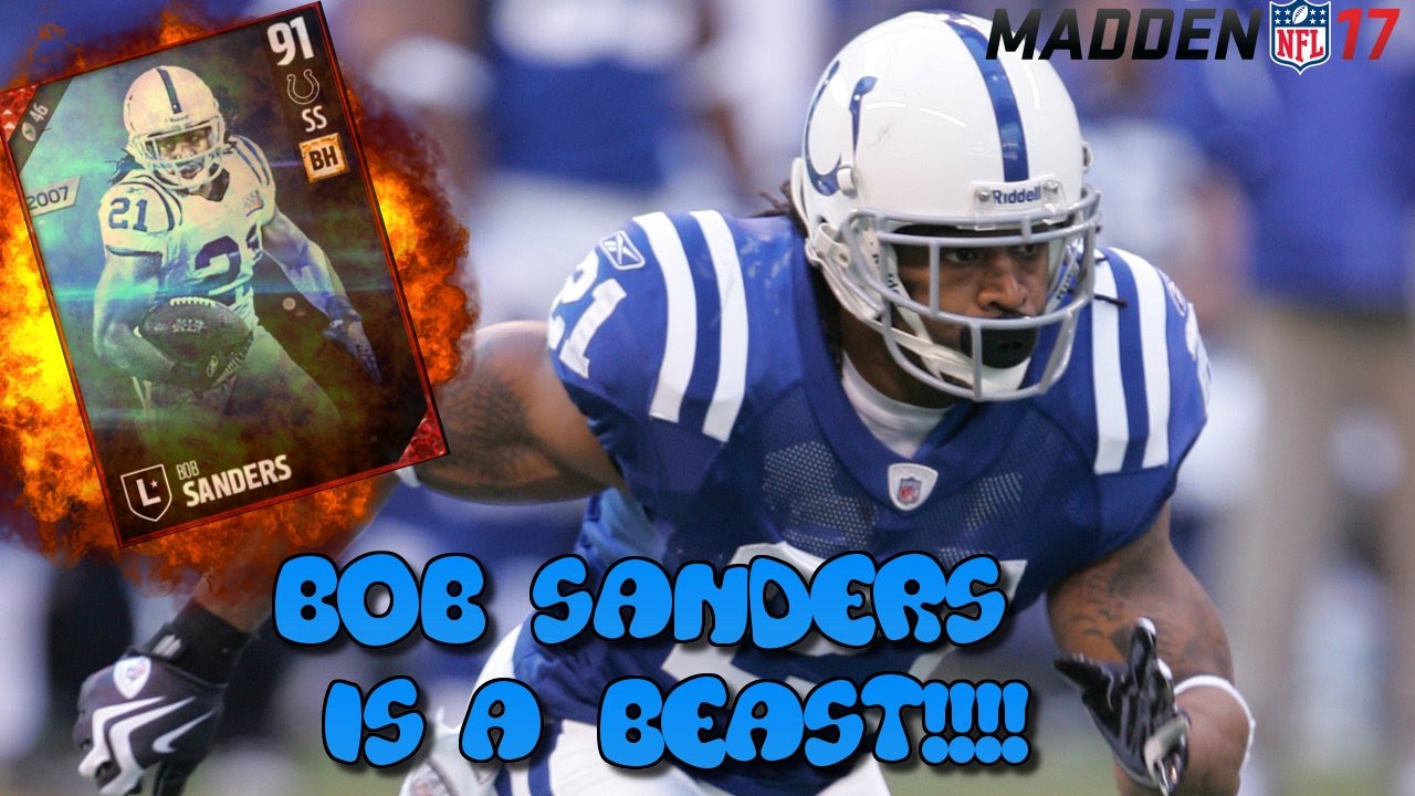 NEW BOB SANDERS IS A BEAST!!!! CRAZY OVERTIME THRILLER!!!! MADDEN 17 ULTIMATE TEAM