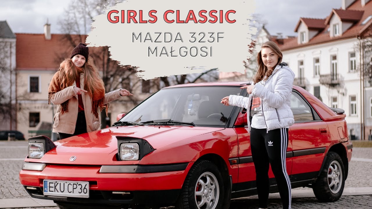 GIRLS CLASSIC: Dziewczyny i ich samochody #1 - Małgosia i Mazda 323F