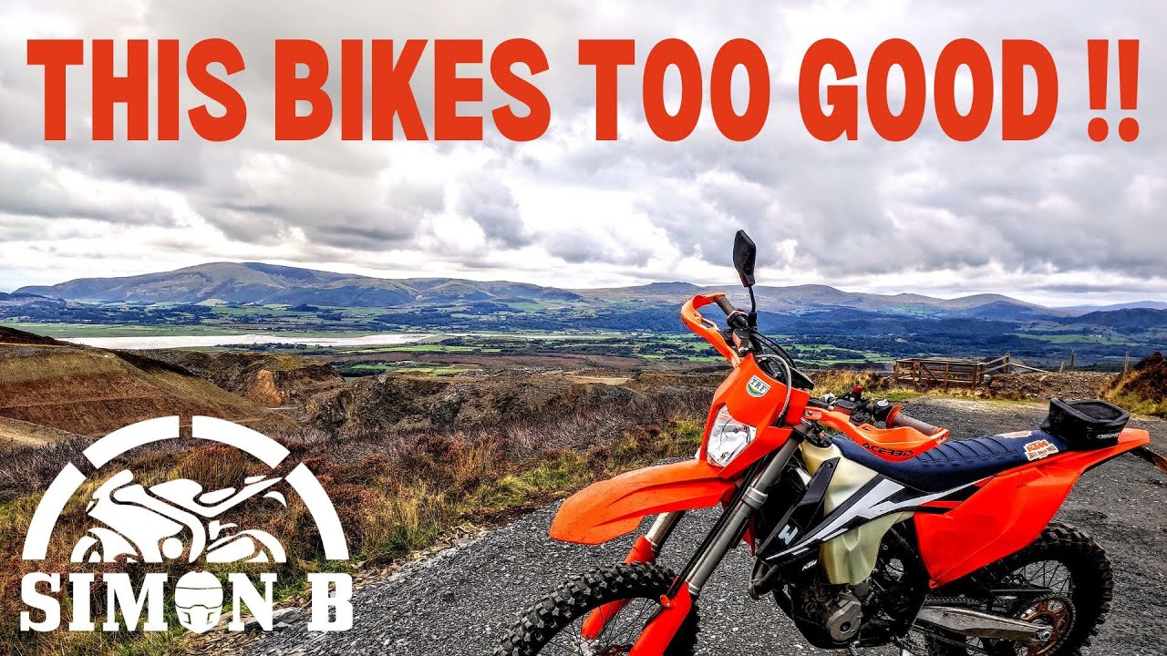 This bike is too good, KTM 350 EXCF on some new lanes.