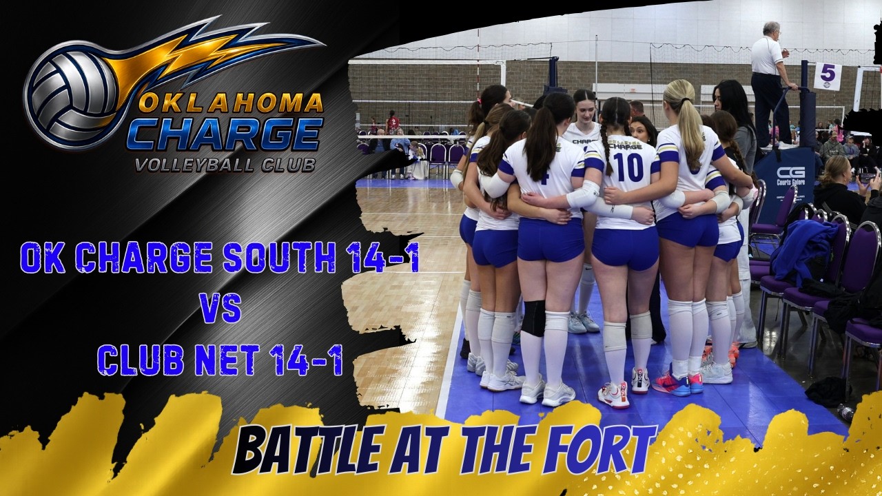 Oklahoma Charge South 14-1 vs Club Net 14-1 #volleyball #averyc12 #sports