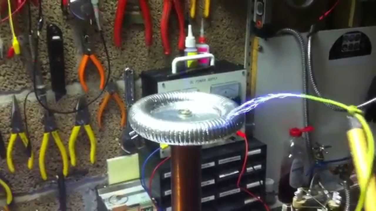 Small Tesla Coil and Rotary spark gap
