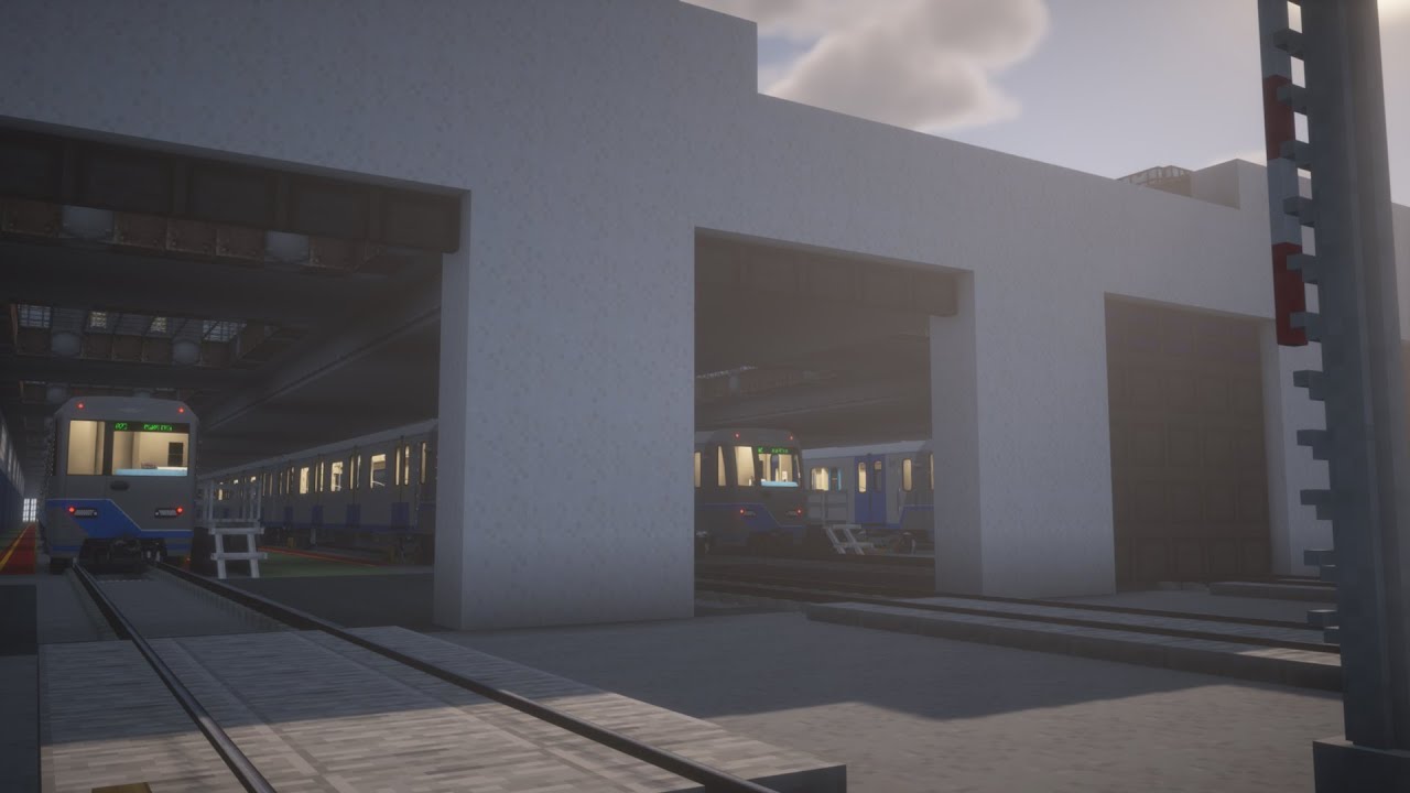 Калужско-Рижская линия на Project MSKmetromine! Московское метро в Minecraft!