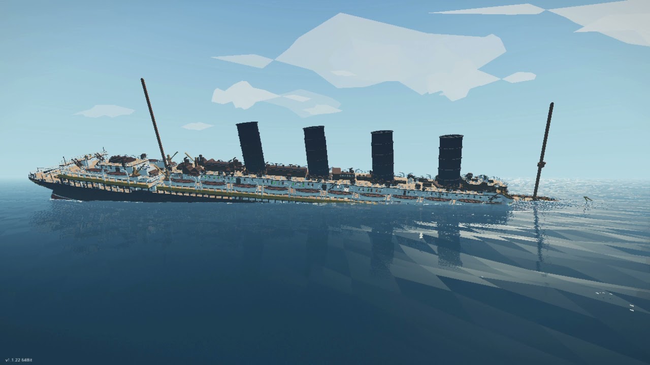 Real Time Sinking of the Lusitania || Stormworks