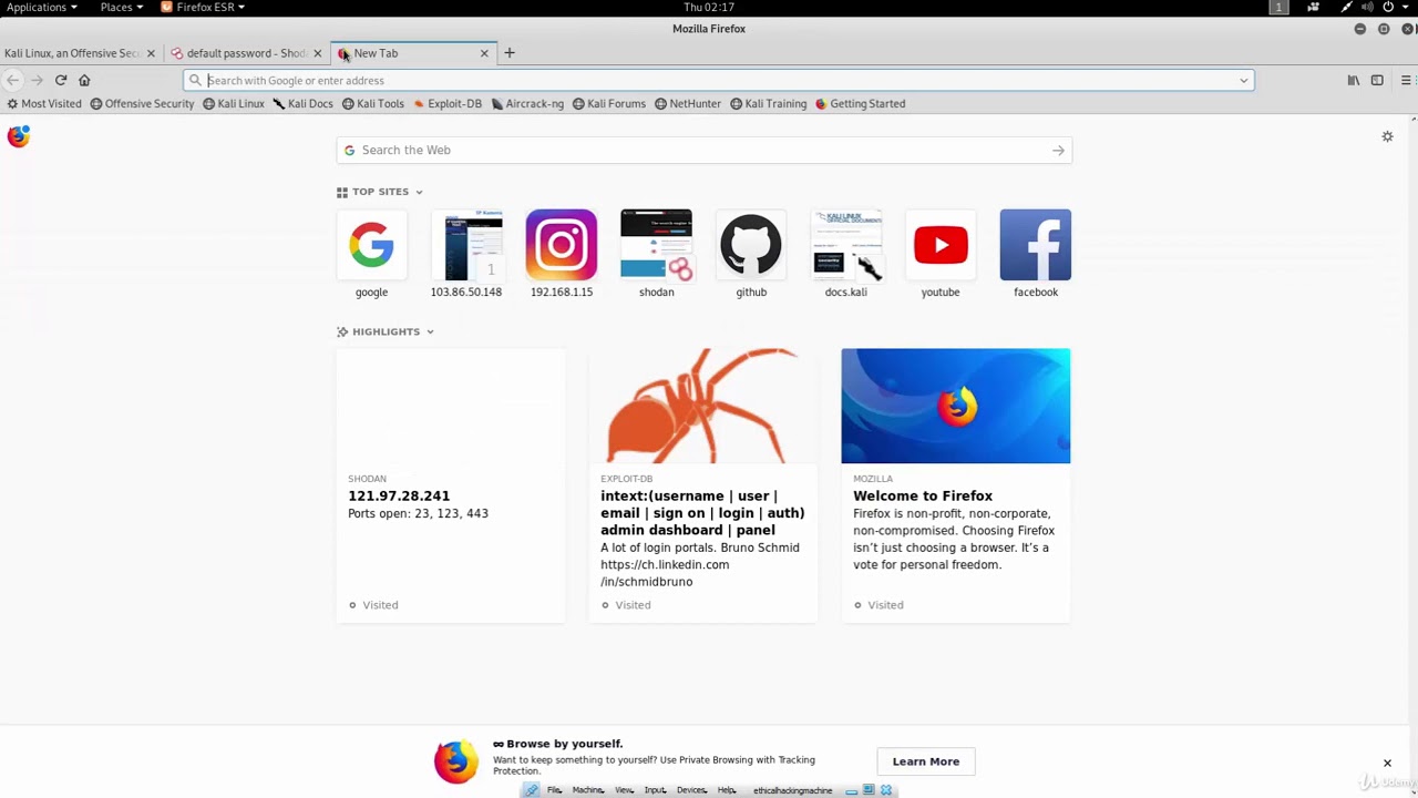 Shodan  || Ethical Hacking Course