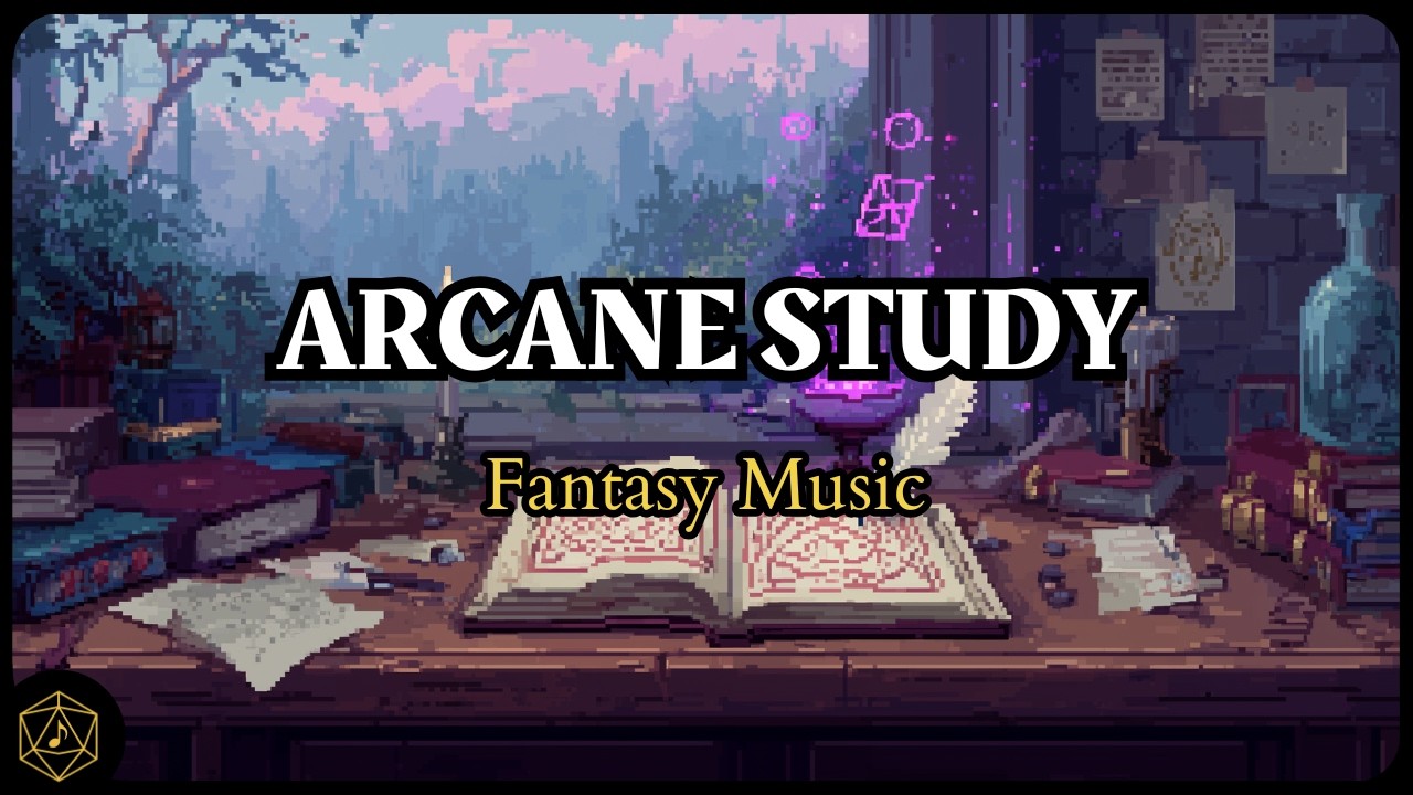Arcane Study Mix – Magical Focus Ambience | Tabletop RPG Music | DnD Music