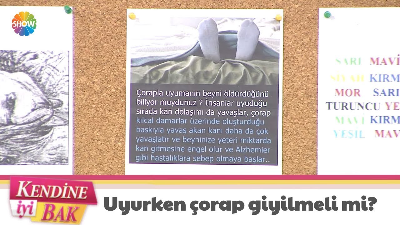 Uyurken çorap giyilmeli mi?