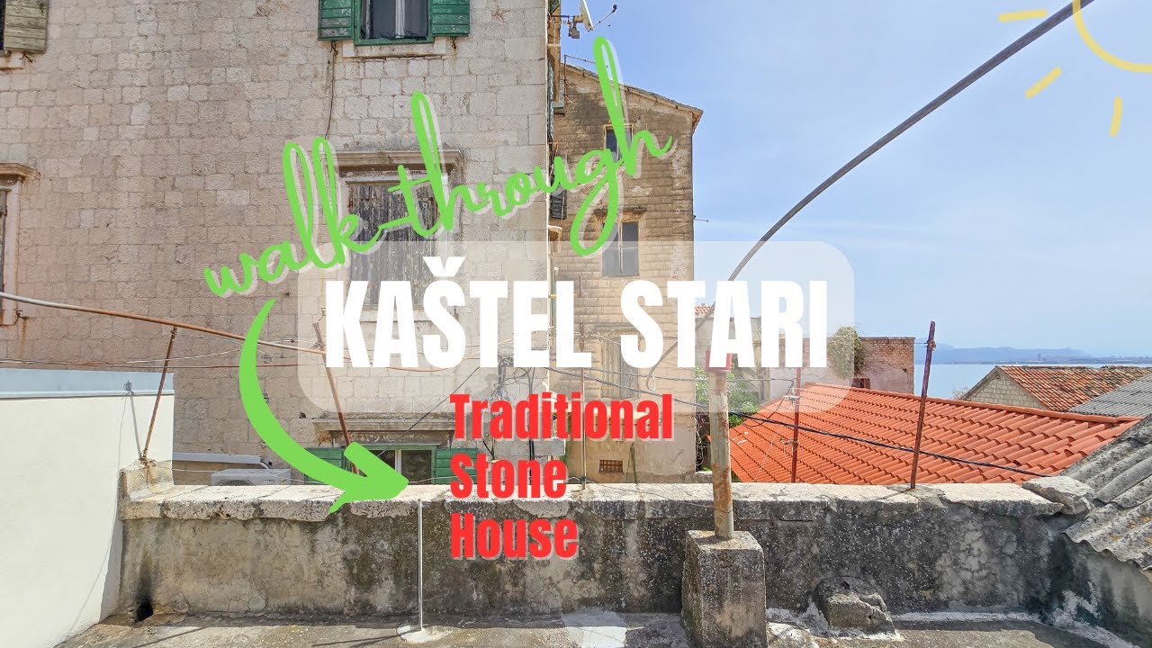 Ka&scaron;tel Stari Stone House Tour &ndash; Stunning Rooftop Terrace & Sea View