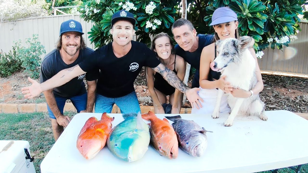 Spearfishing Catch And Cook BBQ FISH WINGS | Whale Shark & Moray Eels - Ep 68