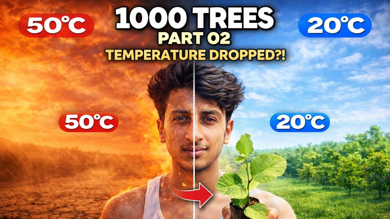 Part | 02 We Plant 1000... Trees🌴🌳