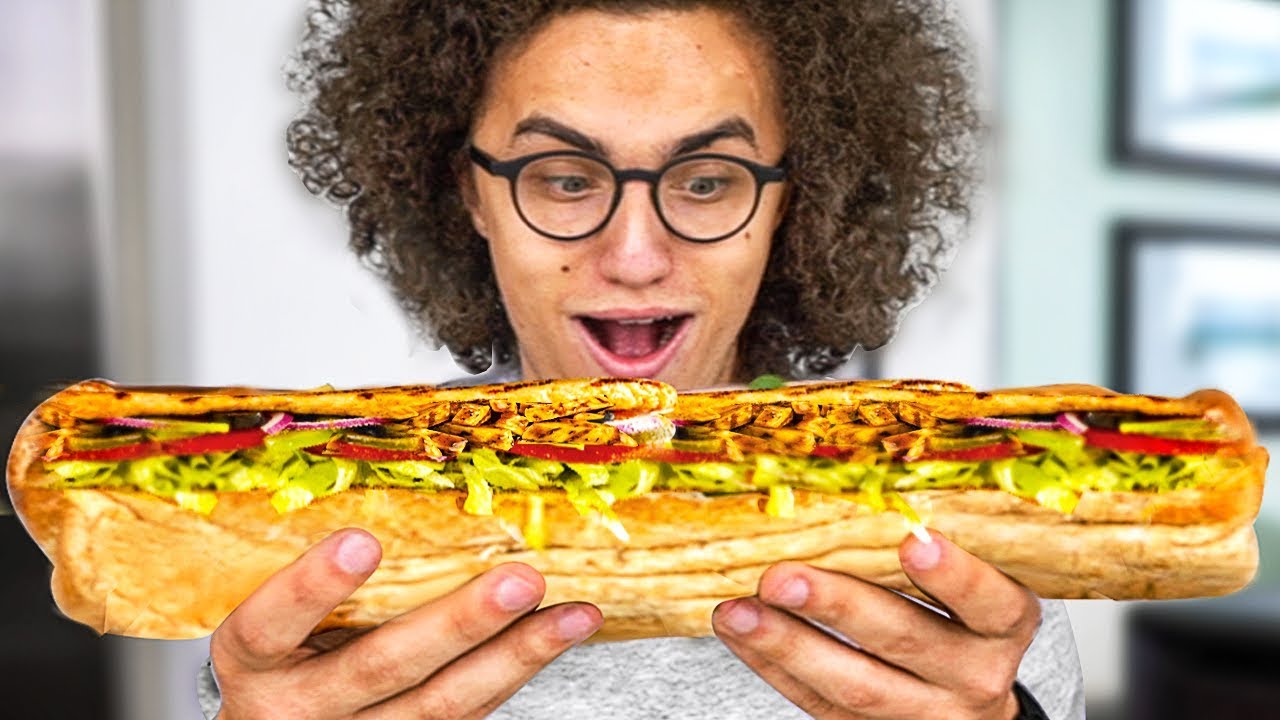 I BOUGHT EVERYTHING FROM SUBWAY IN 1 SANDWICH !