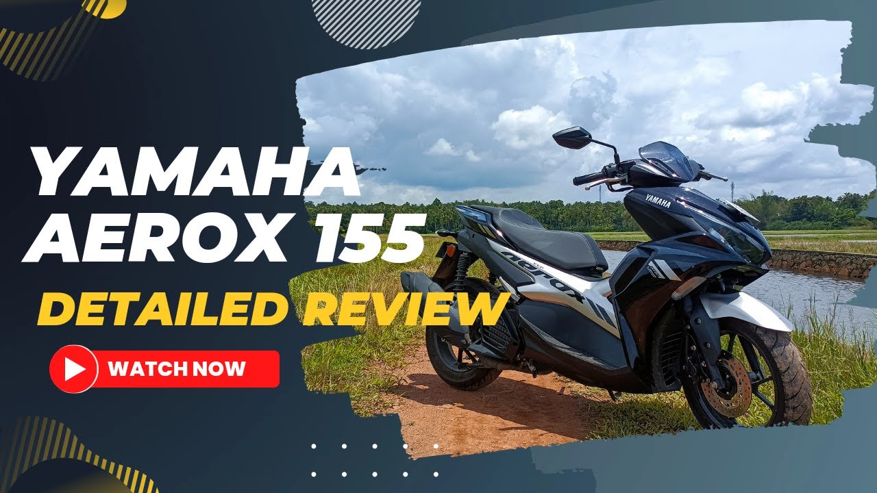 Yamaha Aerox 155 Malayalam Review | Ride review | First Scooter with Traction Control