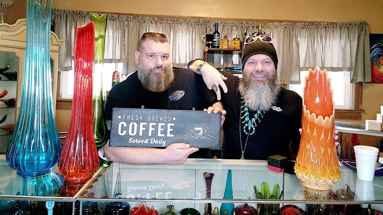 COME MEET BULLYRUN COFFEE, JEREMY & JASON #coffee #vintage #glass #jewelry #sale