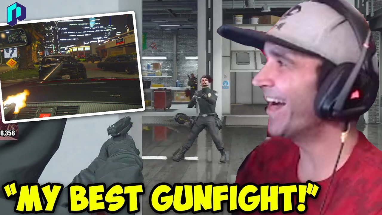 Summit1g & CG TROLL Around & Get Into HUGE SHOOTOUT With Cops!  | GTA 5 NoPixel RP