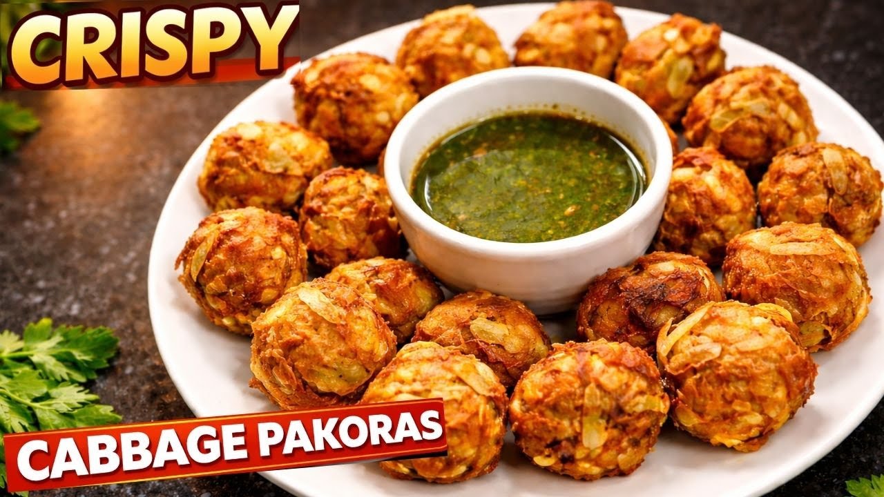 पत्ता गोभी से ऐसा कुरकुरा पकौड़ा कभी नहीं खाया होगा 😲 | Cabbage Pakoda Recipe