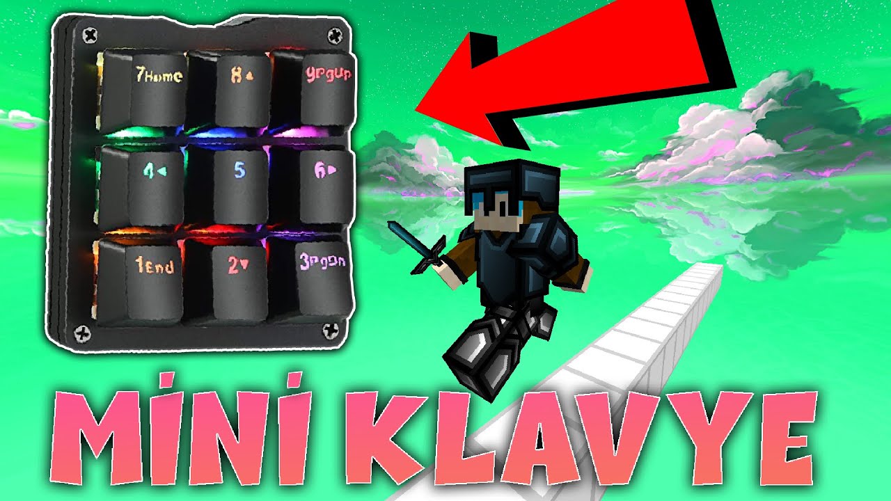 D&Uuml;NYANIN EN K&Uuml;&Ccedil;&Uuml;K KLAVYESİ İLE BEDWARS