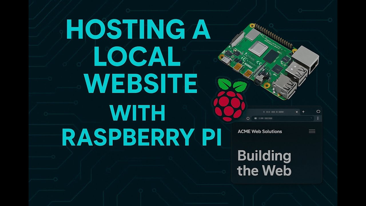 🟢 Host a Local Website Using Raspberry Pi 4 (Apache Setup Tutorial)pi server