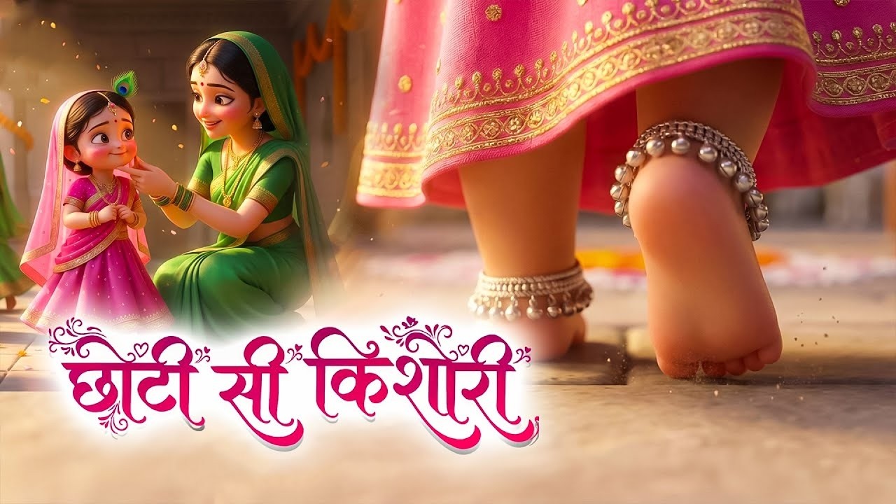 Choti Si Kishori | छोटी सी किशोरी मोरे अंगना में डोले रे | Little Krishna | Radha Krishna Bhajans