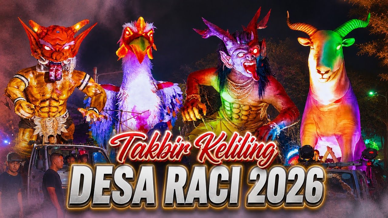 PAWAI TAKBIR KELILING DESA RACI IDUL FITRI 2026