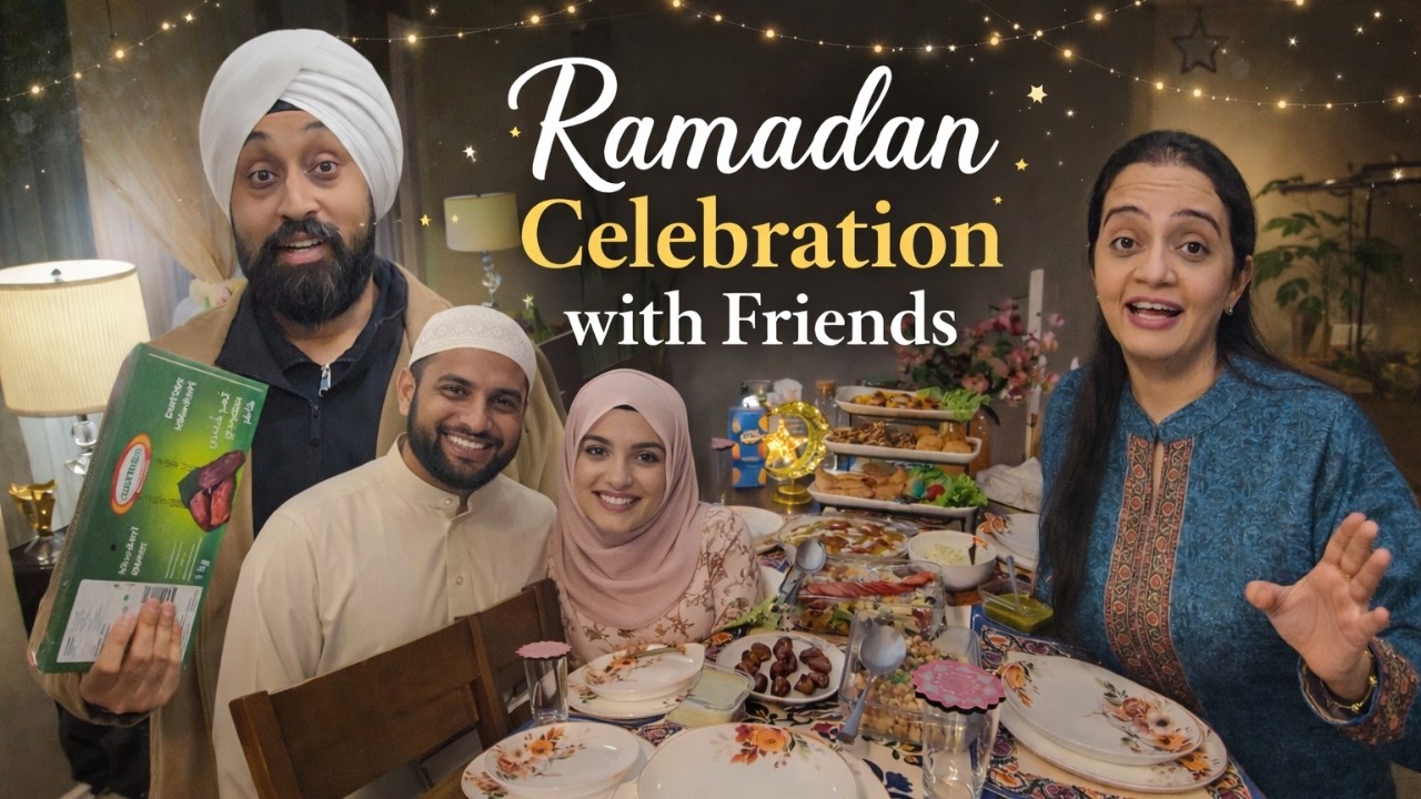 We Got Invited to Ramadan Iftar! 🌙✨ (Sikh Family Vlog) | RAMADAN CELEBRATION IN SASKATOON CANADA