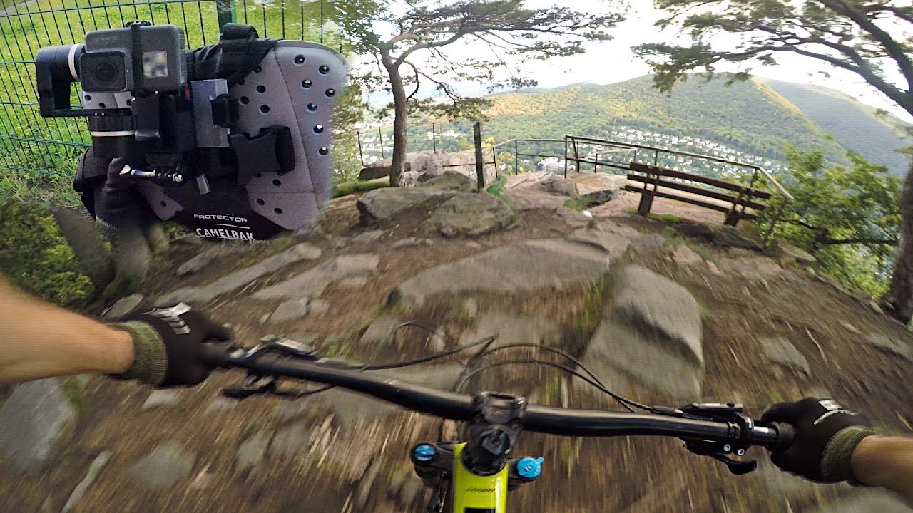 Gimbal test auf den Hometrails + Kommentar | MTB juni 2019 - Feiyu wg2